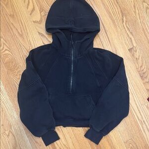 Lululemon black scuba half -zip